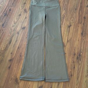 Velocity fleece lined Roxy flare pants size L top brown tan